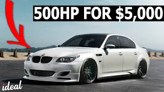 THE CHEAPEST CARS WITH 500HP