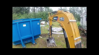 22' Sany SY35U - mobile home demolition