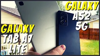 Samsung Galaxy A52 5G & Galaxy Tab A7 Lite | First Impressions & Tour