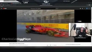 CHARLES LECLERC REACTS TO ALL HIS CRASHES (CRASH COMPILATION) F1