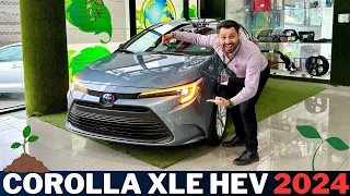 NUEVO TOYOTA COROLLA XLE HEV 2024 | Ahora entendemos porque es el auto más vendido del mundo