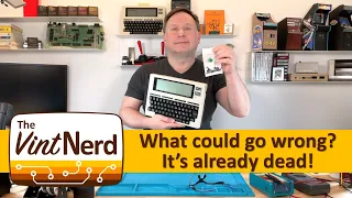 Recap of a TRS-80 Model 100 by Radio Shack …and Fix!