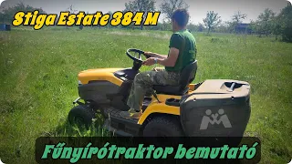 Fűnyírótraktor bemutató - Stiga Estate 384 M