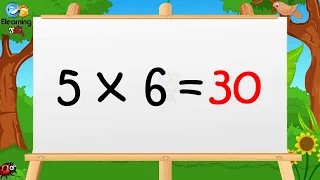 Learn Multiplication Table of Five 5 x 1 = 5   5 Times Tables