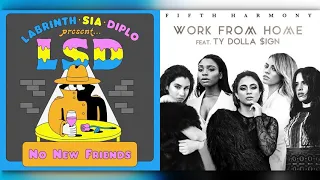 Friends From Home - LSD x Fifth Harmony [Mixed Mashup]