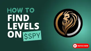 How To Find Levels on $SPY