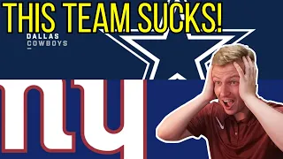 British Guy Reacts To Dallas Cowboys Vs New York Giants | NFL Highlights