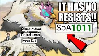 TINTED LENS SHEER FORCE HISUIAN BRAVIARY IS BROKEN IN POKEABILITIES! POKEMON SCARLET AND VIOLET