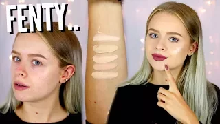 FENTY MAKEUP REVIEW ON PALE SKIN.. DOES IT OXIDISE? | sophdoesnails