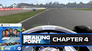 F1 2021 Braking Point Story Mode (Williams) | Chapter 4: PUNCTURE! | PS5 4K60 Gameplay