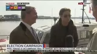 Joey Essex meets "nice guy" Nigel Farage