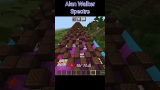 Alan Walker - Spectre (Minecraft Noteblock Song) #shorts #short #shortvideo