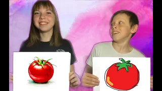 КТО ХУЖЕ НАРИСУЕТ, ТОТ ЭТО СЪЕСТ ЧЕЛЛЕНДЖ/CHALLENGE!часть 1