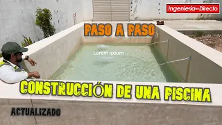 CONSTRUCCION DE PISCINA (POOL) // PASO A PASO // video actualizado