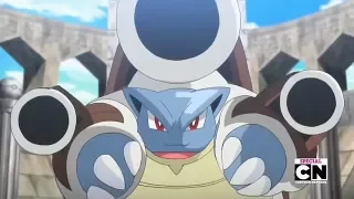 mega charizard vs mega blastoise | pokemon xy special episodes | alain vs ash | pokemon in hindi