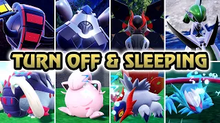 Pokémon Scarlet & Violet : All Paradox Turning Off & Sleeping (HQ)