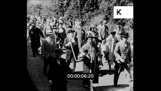 1930s UK, Bodmin Moor, National Town Crier Competition