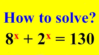 How to solve this Exponential | Math Olympiad Problem