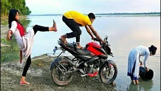 TRY NOT TO LAUGH CHALLENGE Must watch new Funny Video 2020 by Maha Fun TV