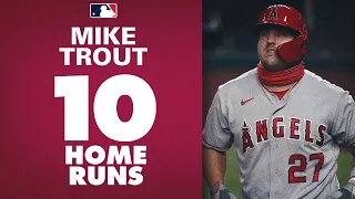 Mike Trout - First MLB player to reach 10 home runs in 2020!