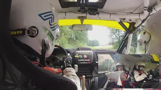 Niki Schelle Flat out bei der Rallye Kohle und Stahl 2021 auf WP4 im Super 1600 onboard unterwegs