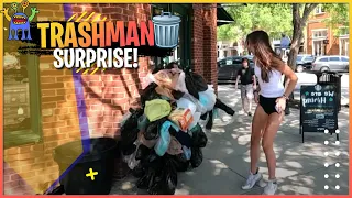 Trashman / Bushman Prank Brings Loud Screams!!