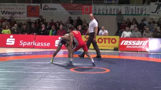 28.11.2015 Aalen-Nendingen, 61 Kg Gr.-röm., Berkhan Mankiev-Victor Ciobanu