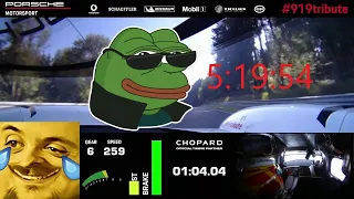 Forsen reacts to The 919 Tribute Tour: On-board record lap, Nordschleife.