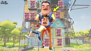 EFSANE ZOR EVE GELDİK 😱 Hello Neighbor Mod