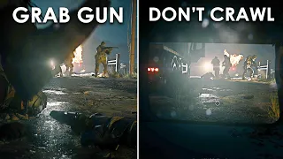 Grab the Gun vs Don't Crawl (What Happens if you stay in the Car?) - Call of Duty: Modern Warfare 2