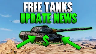 FREE TANKS NEWS!! World of Tanks Console Update News