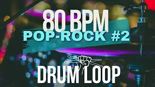 POP ROCK#2 Drum Loop [80 bpm] Beat Groove