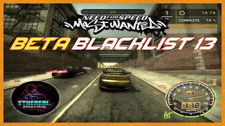 Beta Blacklist 13 - Beta Need For Speed Most Wanted 2005