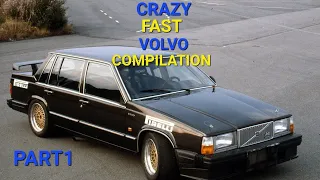 Crazy Turbo Volvo 740/760 RWD 5 cylinder compilation