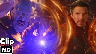 Doctor Strange VS Thanos Hindi  Fight Scene  Avengers infinity War  Movie Clip HD 4K