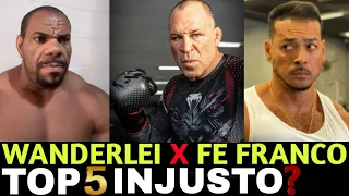 JORLAN SOBRE DESAFIO WANDERLEI SILVA E FELIPE FRANCO E A REAL DA COLOCAÇÃO TOP 5 FE FRANCO INJUSTO?