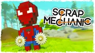 БИТВА РОБОТОВ С ПИЛАМИ В SCRAP MECHANIC!!!