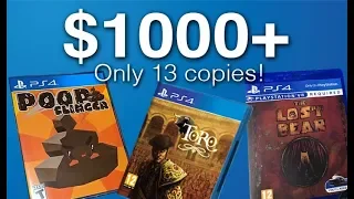 The Rarest, Coolest, and Most Expensive PS4 Games EVER.