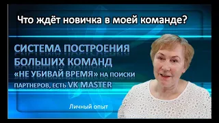 Пошаговая система построения Больших команд 4 этапа обучения по настройке и управлению  VK Master