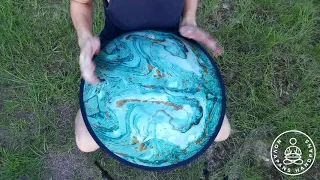 Turquoise Design | Colored Handpans | Generation 7 Range | Handpans Players | Novapans Handpans