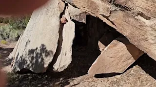 Utah - Natural survival shelter.