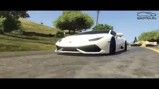 Тест драйв от Давидыча lamborghini Huracan GTA5 EDITION