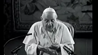 Papa Giovanni XXIII spiega che l'opera del Papa è per tutti