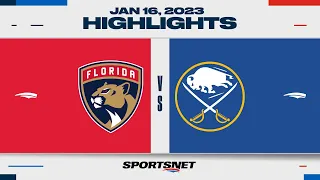 NHL Highlights | Panthers vs. Sabres - January 16, 2023