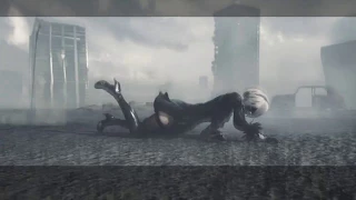 NieR: Automata. #2. Прохождение на концовку C. Заражение 2B