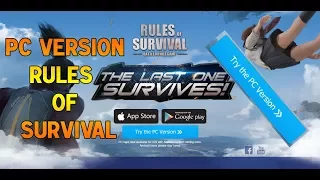 RULES OF SURVIVAL - NEW PC VERSION!!! HOW TO DOWNLOAD AND INSTALL!