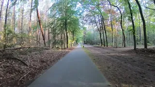 4K .   Fiets route door de Leuvenumse bossen. Van Elspeet naar Harderwijk.