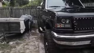 Ford Bronco XLT 4x4 All Black Lifted On RockStars