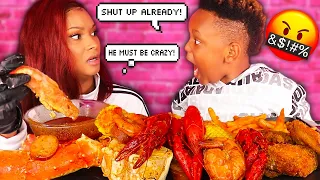Boy DISRESPECTS His Mom, What Happens Next Is Shocking! SEAFOOD BOIL MUKBANG MUKPRANK! QUEEN BEAST