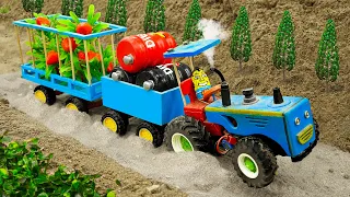 Top diy tractor making mini Supermarket | Rescue heavy tractor from sinking sand | HaiPhong Mini